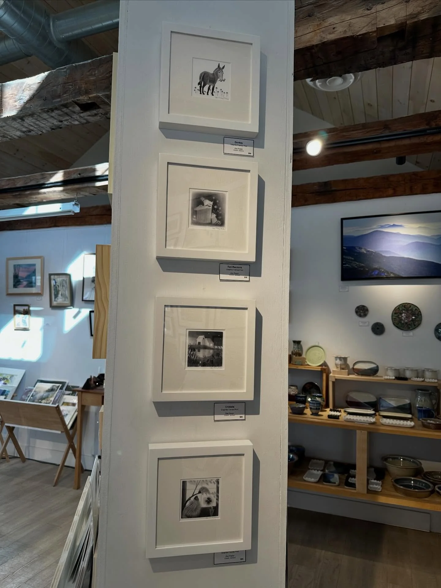 We are so excited to welcome @zoetilleyposter to the gallery!

Zo&euml;&rsquo;s drawings are made with pencil, brushed-on graphite powder, and erasers on Bristol paper. She starts with quick sketches and value studies, exploring the angles and curves