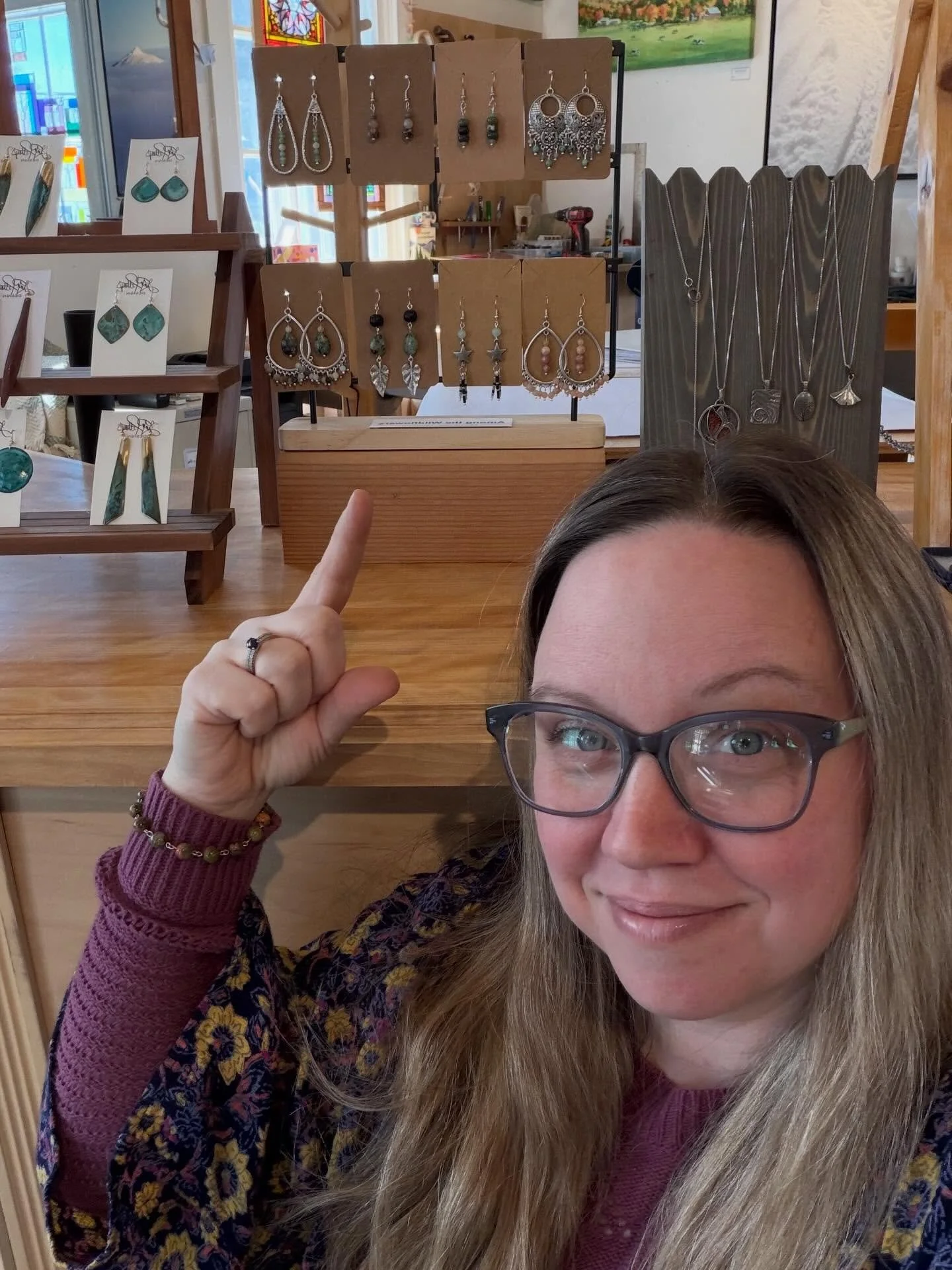 We are so excited to share that the beautiful handiwork of @among.the.wildflowers802 is now available at the gallery! Jenn is not only an amazing team member here at Northwood Gallery, but a talented jewelry maker as well. We are thrilled to see her 