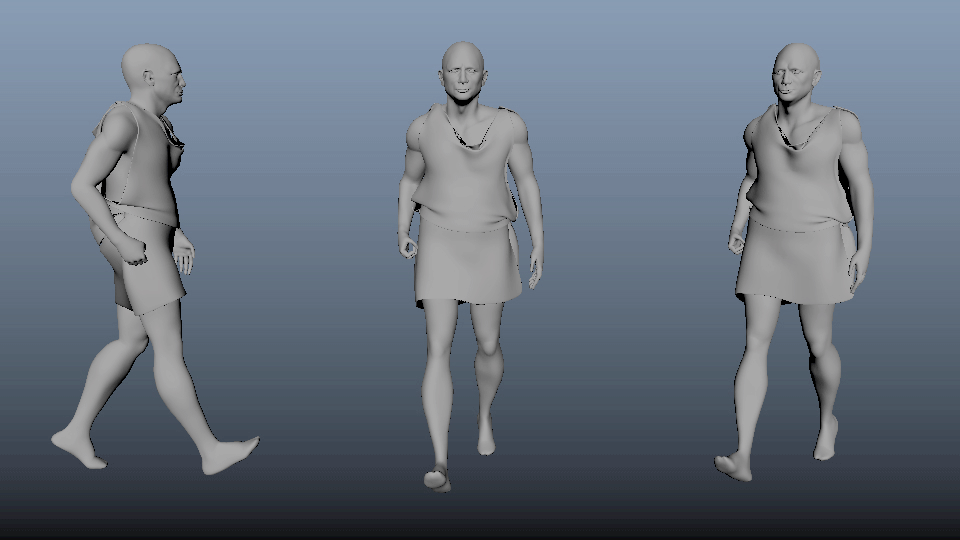 Bandit Walk CycleResponsible for character animation.