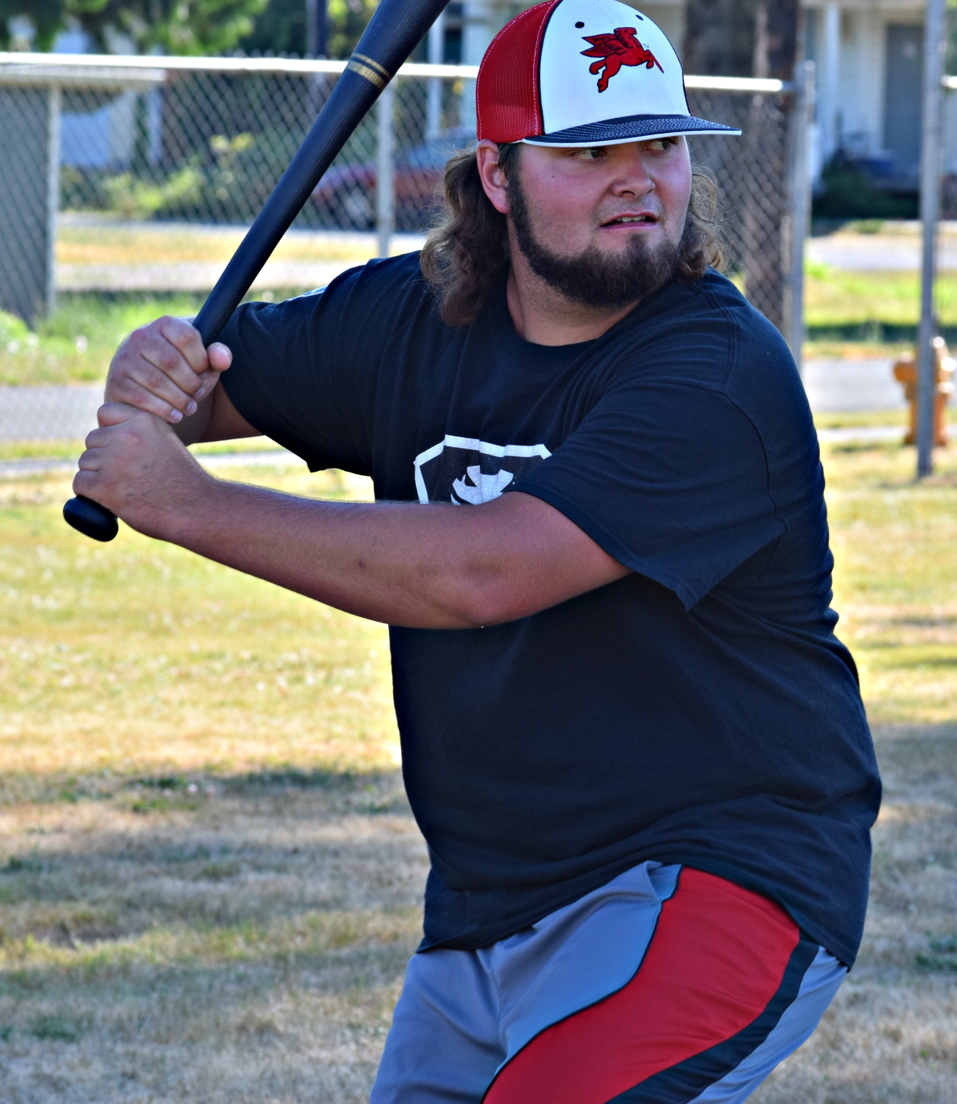 Connor Vermilyea (Cobras) at the plate during a JAL XVI game this past summer.