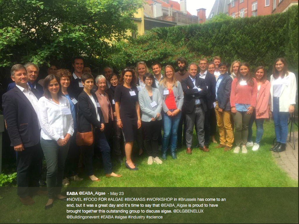 May 22-24: Daniel Wangpraseurt attends the European Algae Biomass Association Workshop in Brussels. Thanks to the organizers for two great workshops about potential of algae based foods in Europe!