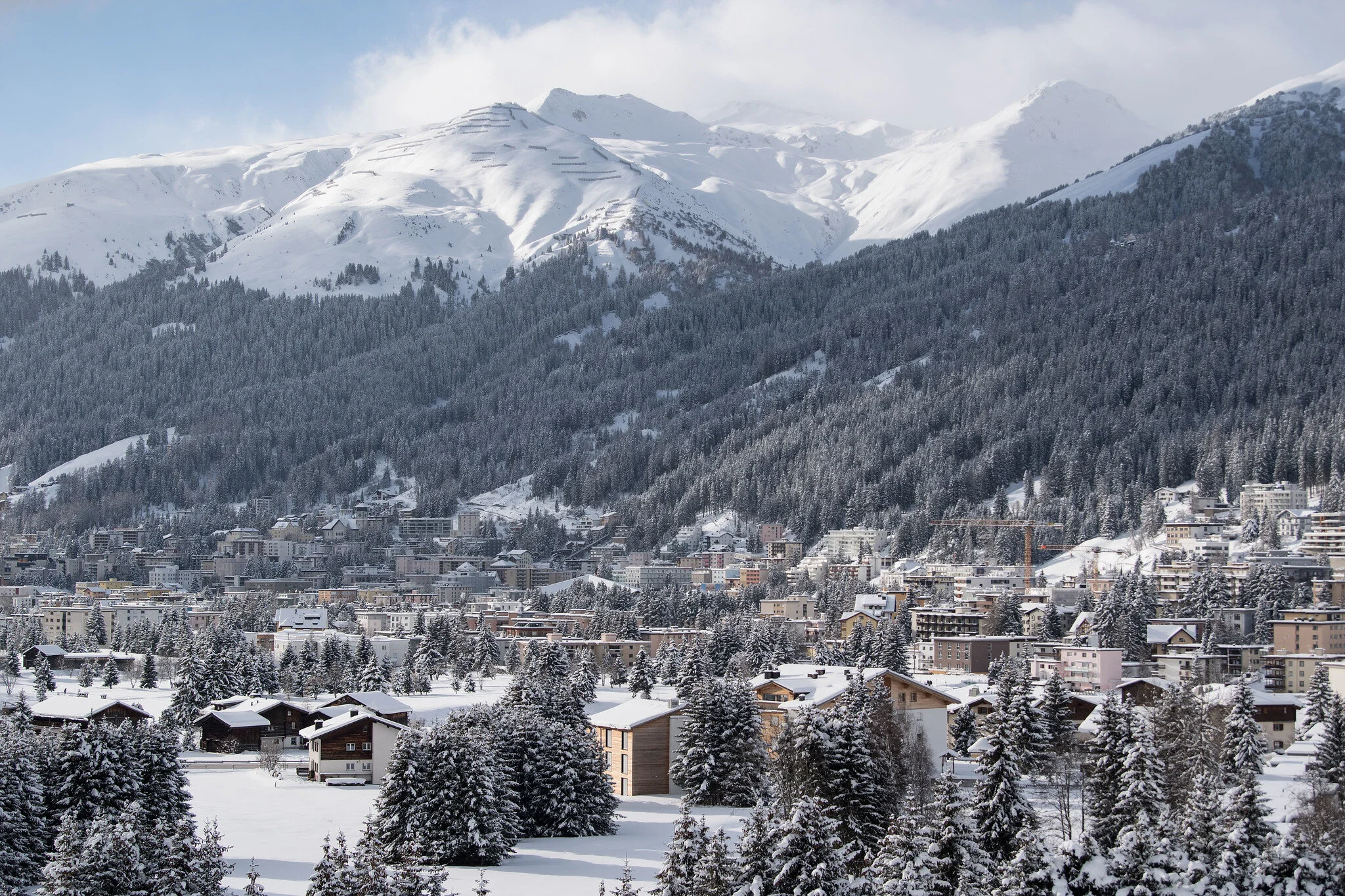 Davos during WEF 2020