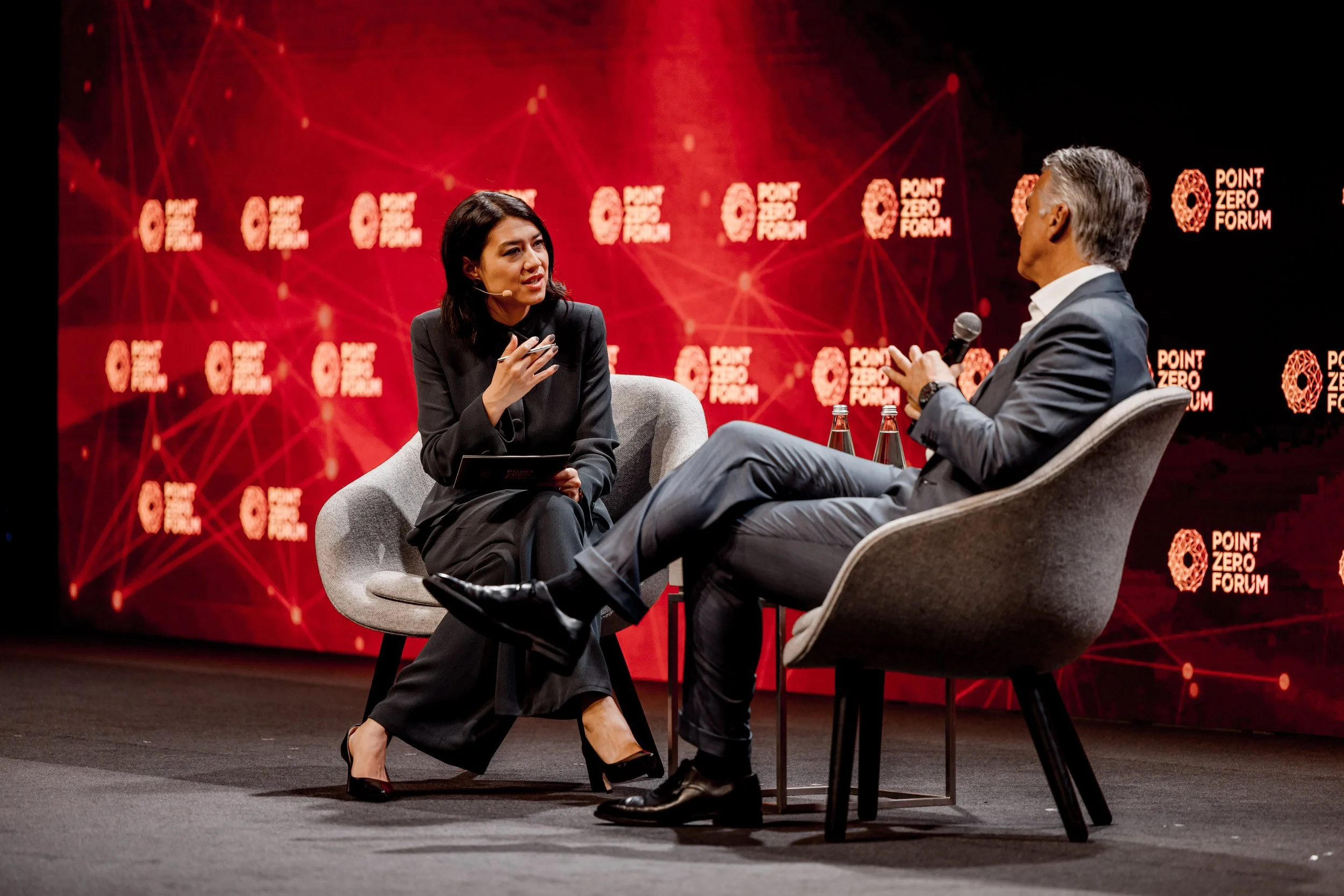From taking selfies with Kevin Hart to interviewing Sergio Ermotti