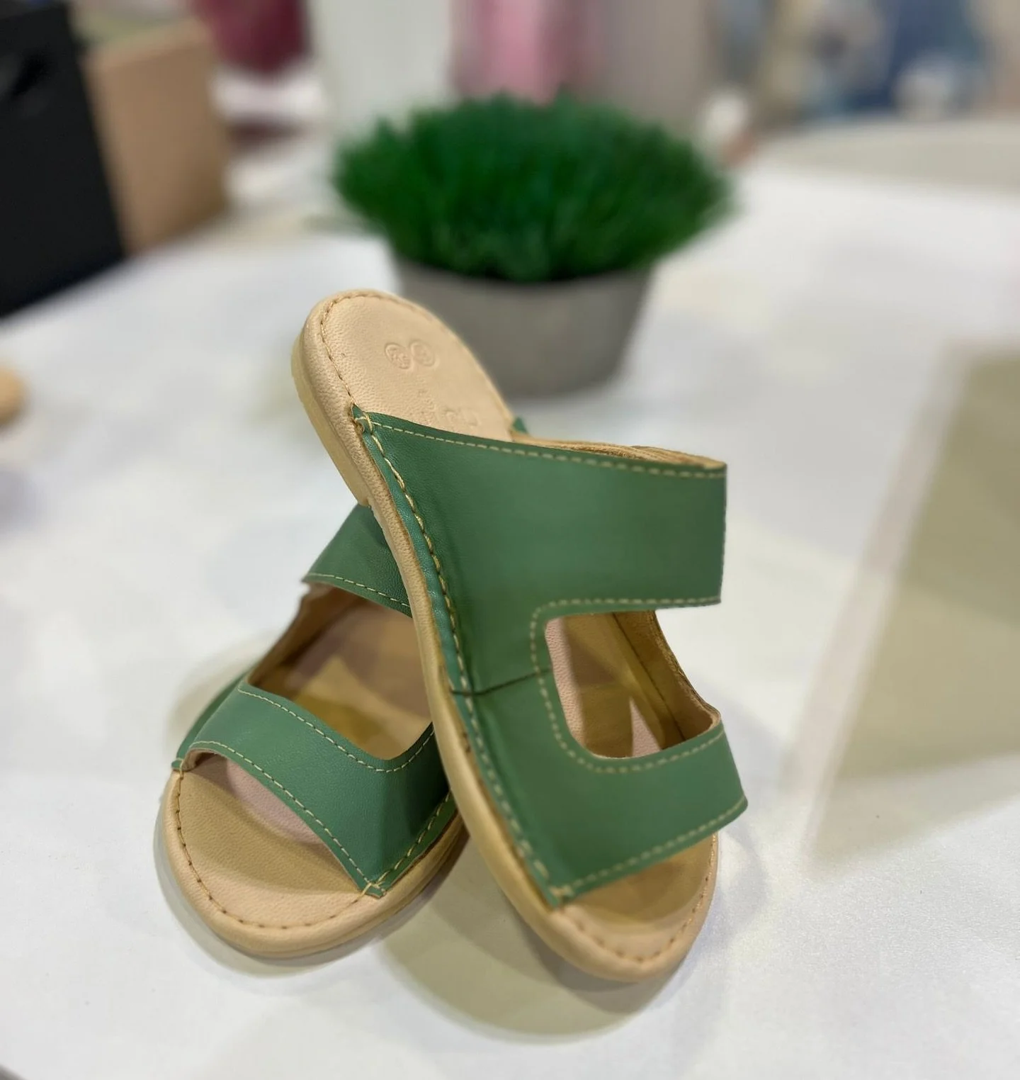 Our green slides are perfect for sunny days, playful moments, and little adventures.
Soft, flexible, and made for happy feet. 💚👣

#PlanetSeaKids #KidsFashion #ComfortStyle #littleadventures