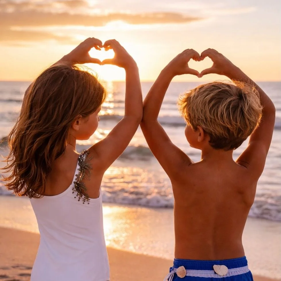 Love shines brighter by the sea. 

Little hands, salty air, golden sunsets 
the sweetest memories are made under the sun.

This Valentine&rsquo;s Day, we celebrate love in its purest form:
playful, warm, and full of sunshine.

Designed with love.
Mad