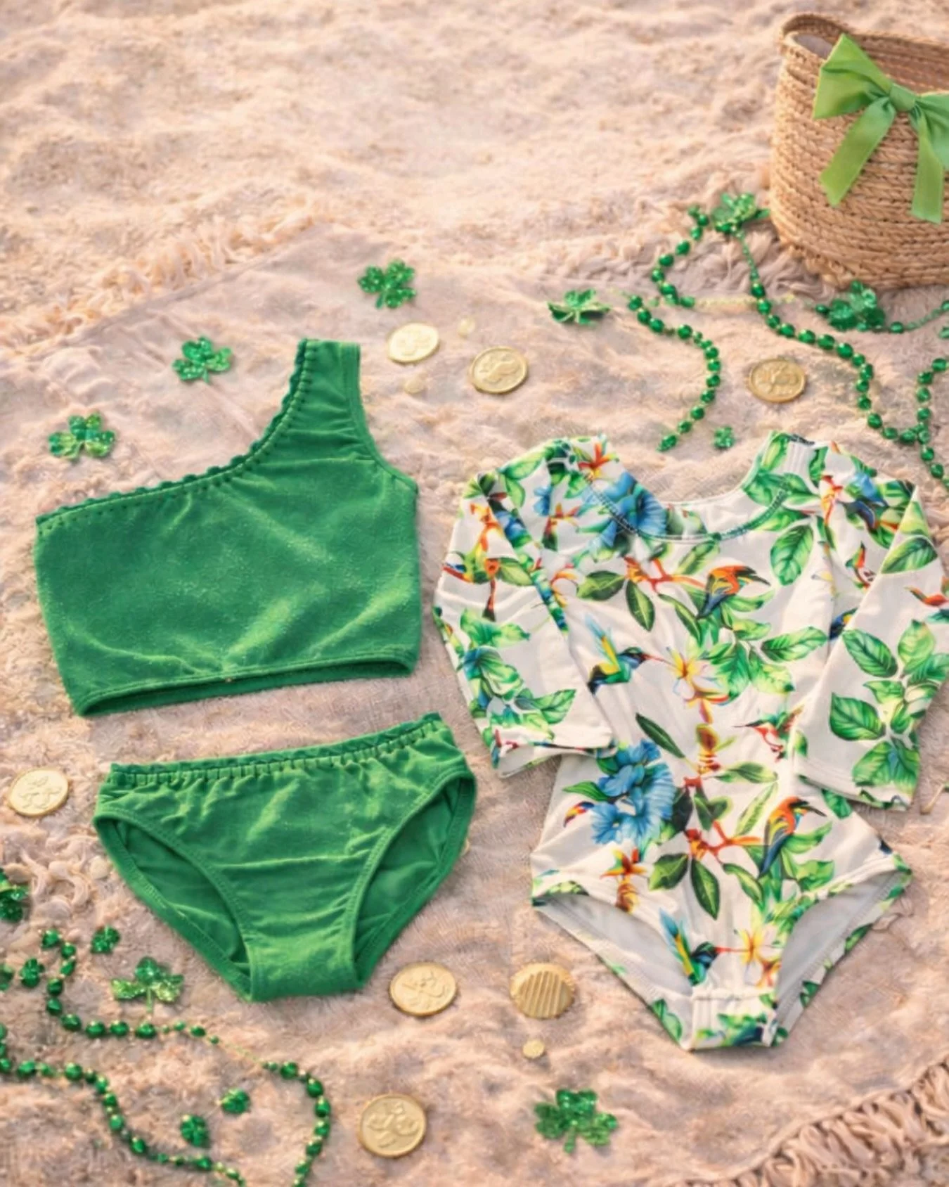 Green isn&rsquo;t just a color 
it&rsquo;s a feeling 
A little luck, a little sunshine, and a whole lot of style.

Still feeling the magic of St. Patrick&rsquo;s Day 
Because some vibes deserve to last longer than just one day.

#PlanetSeaKids #StPat
