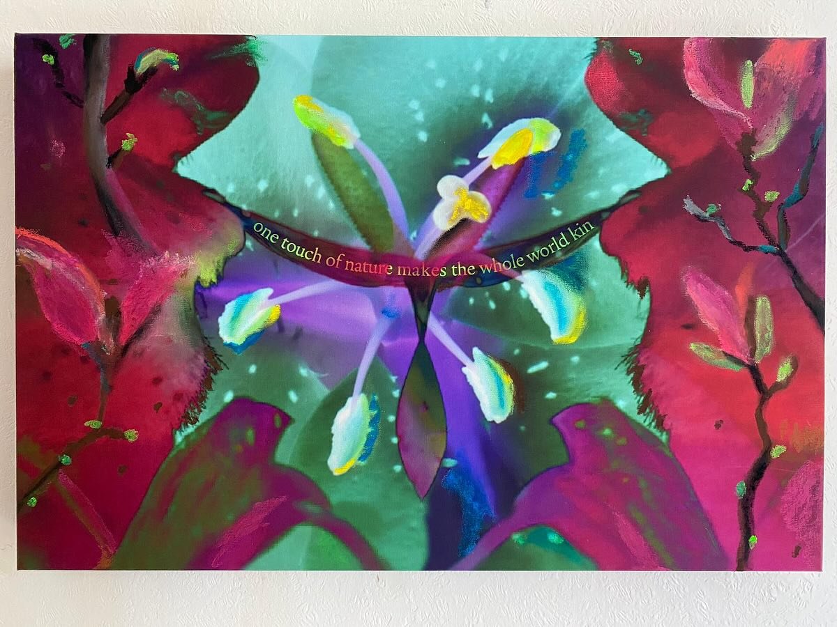 My work ‘one touch of nature makes the whole world kin’ 
is displayed at the Wellington Cathedral of St Paul’s this spring with @academygalleries 
the exhibition is on till the 9th of November.
Shakespeare’s quote hints at ou