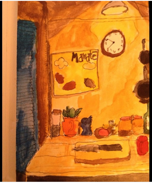 "Manate" for fellow artist Ryen Eggleston