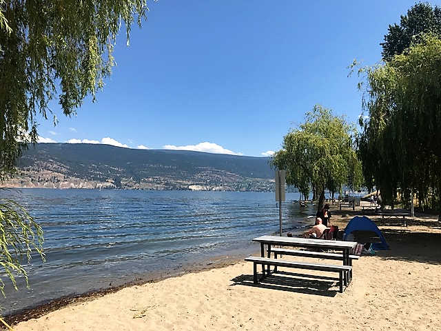 Peach Orchard Beach Okanagan Valley Vagabonds