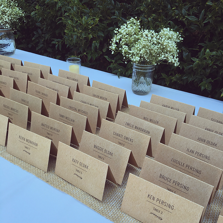 Escort Cards