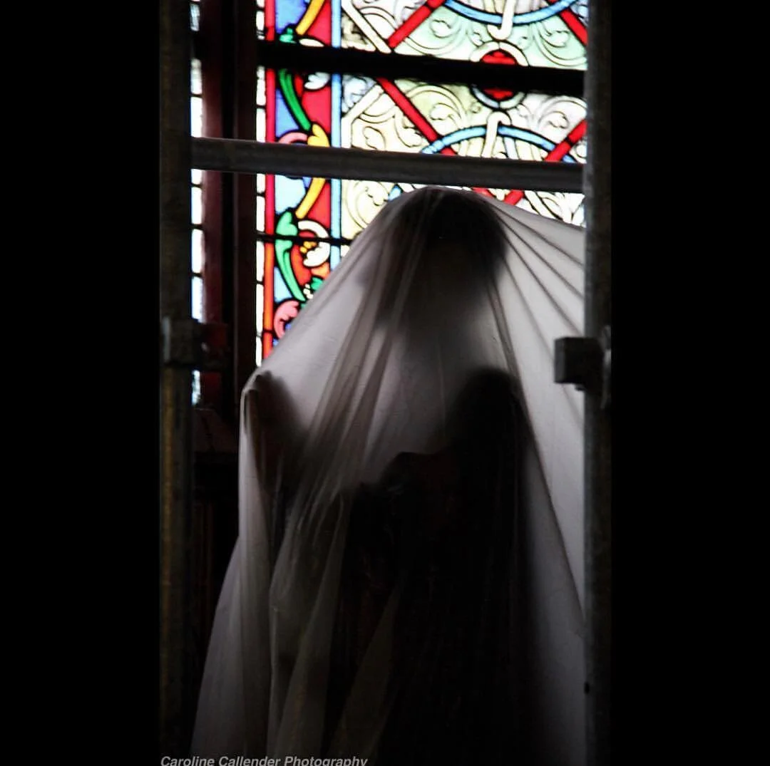 May your prayers be with this place. This photo was taken inside the cathedral. Seen from around a corner where construction was taking place. I am completely heart broken.  #notredame #prayers #cathedral #ghost #paris