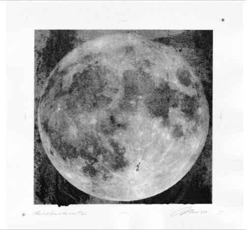 "Last Gene on the Moon" (#2) © Mark Savoia