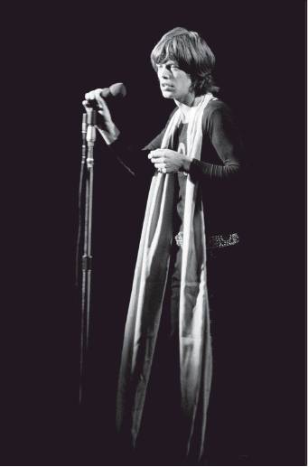 "Mick Jagger, Madison Square Garden, 1969" © Michael Friedman