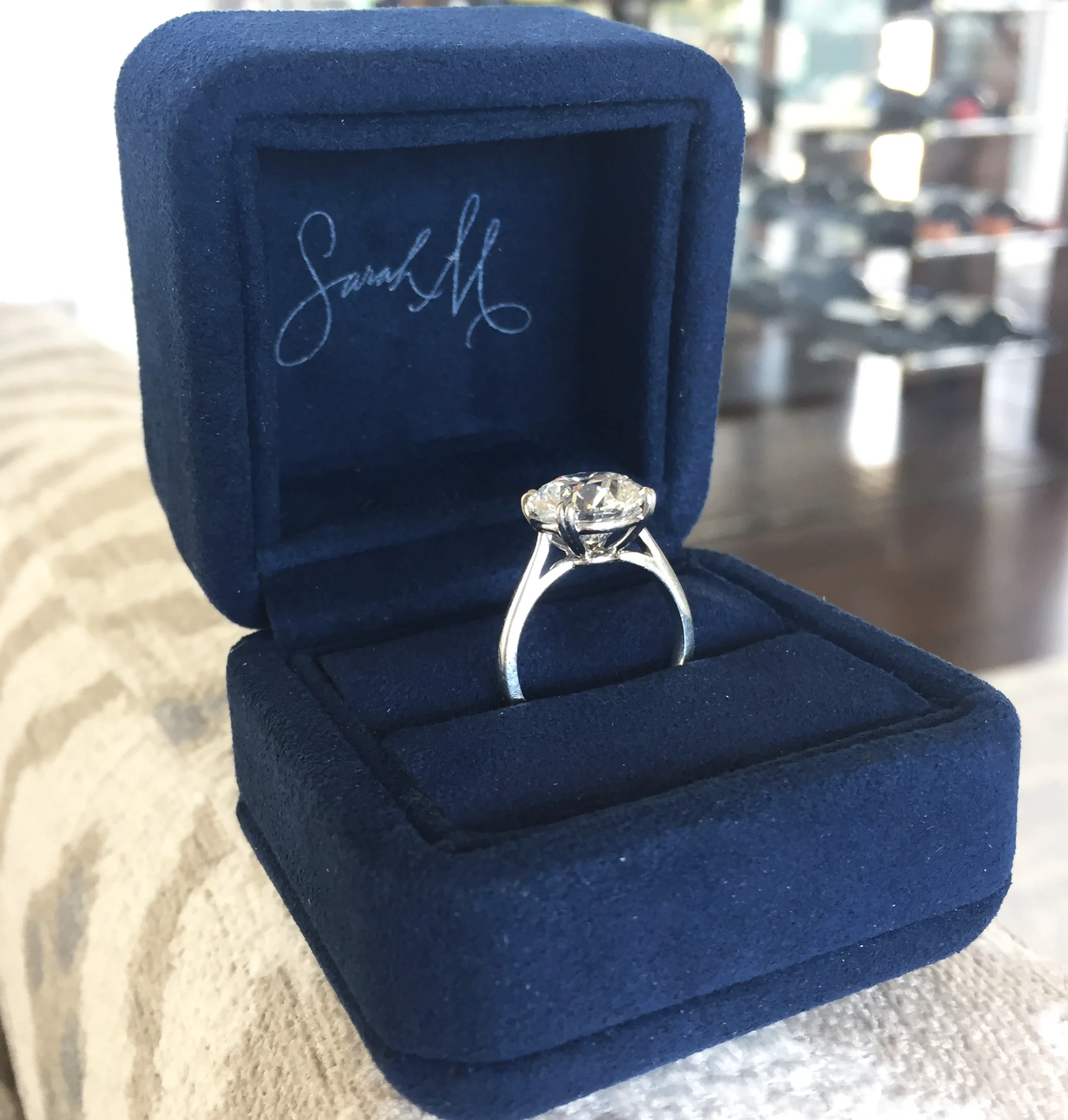 Solitaire Diamond Engagement Ring