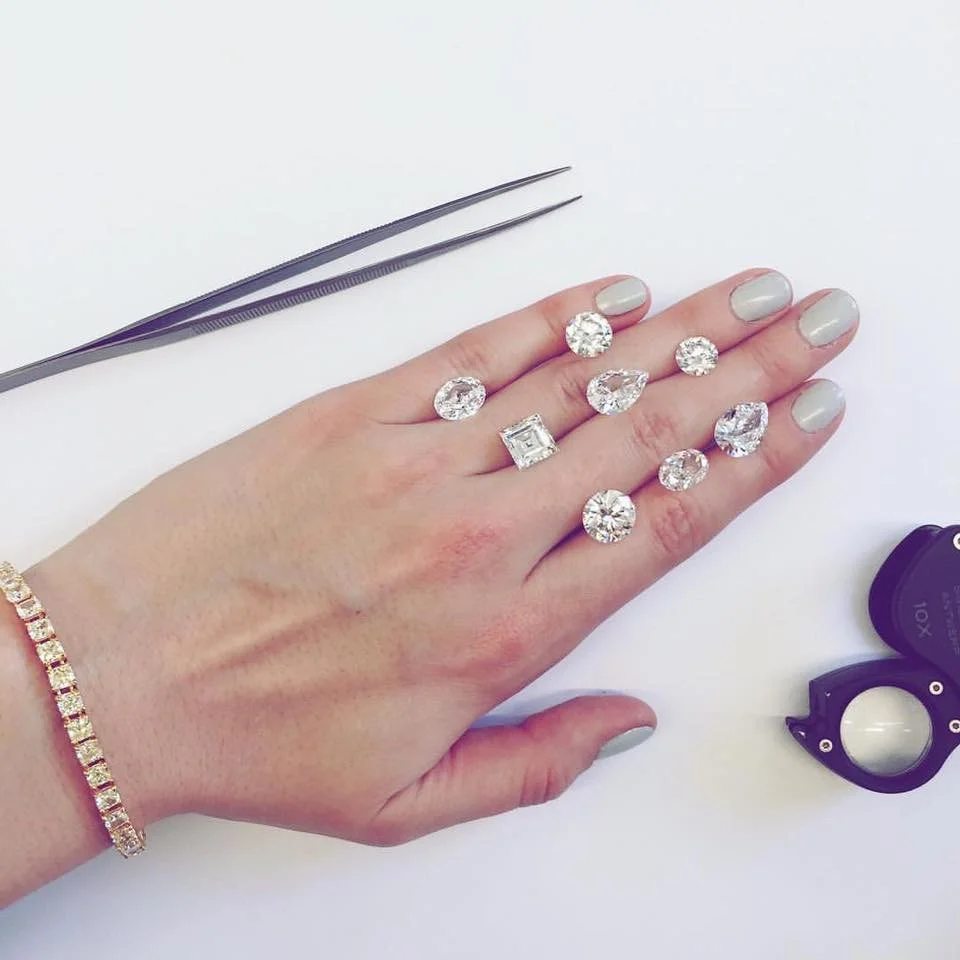 Loose diamonds in all shapes