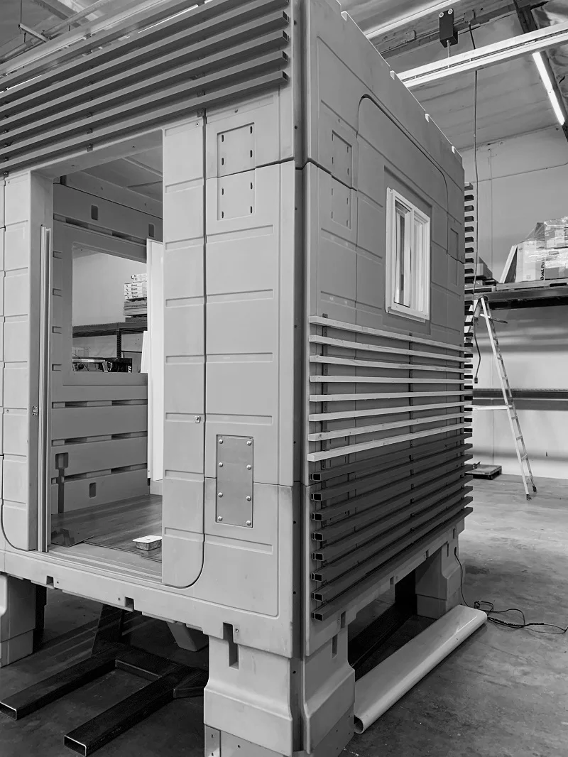 Single module prototype (rough) with cladding options