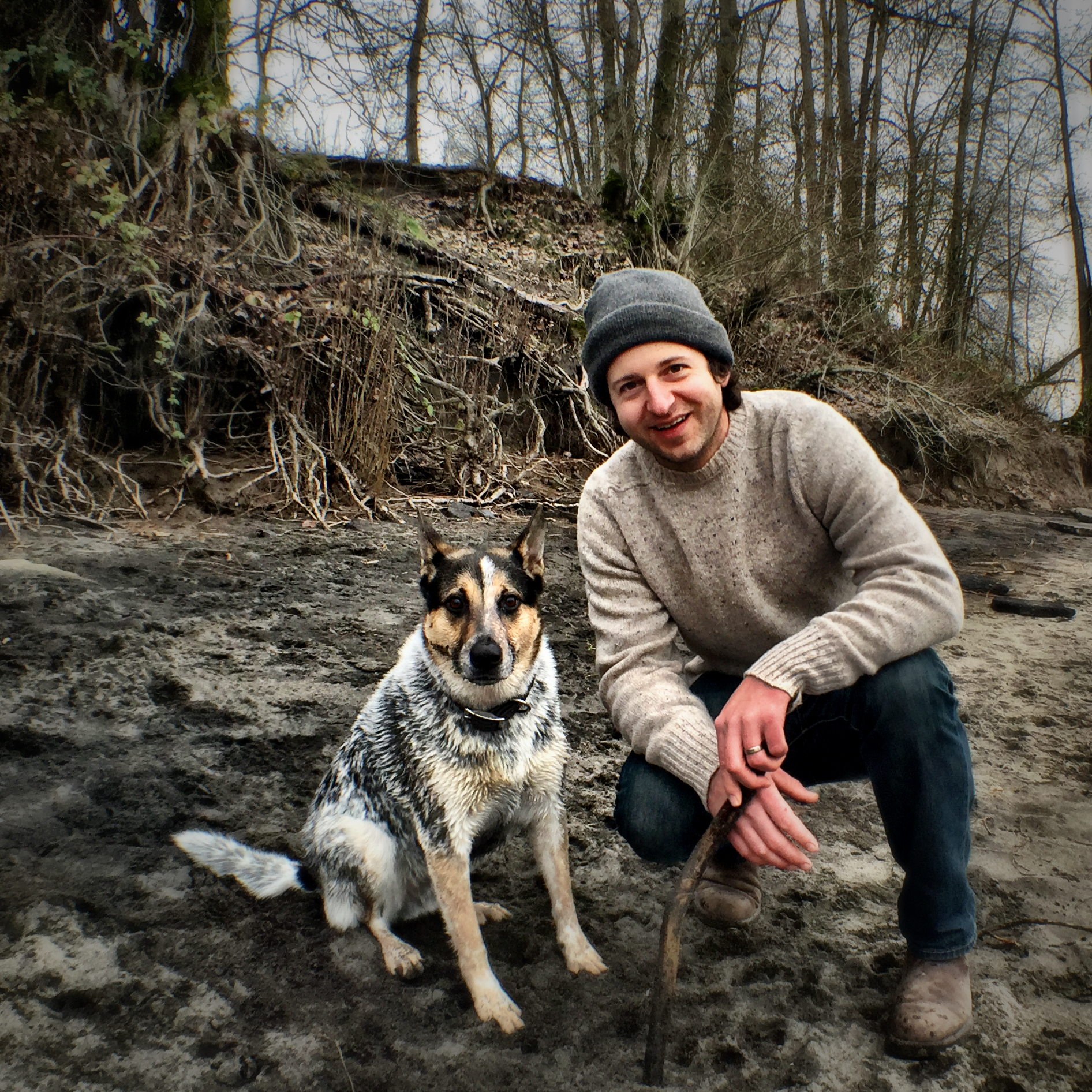 Brendan Alvistur and Cleo's best pal Aengus.
