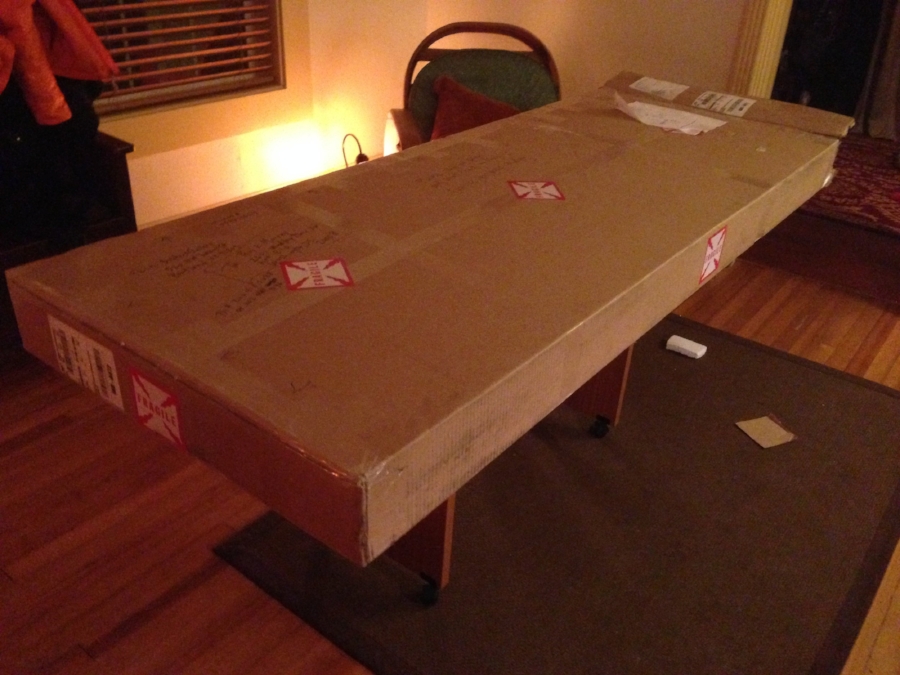 Before leaving to go on my trip, I carefully unpacked to assess the damage. 