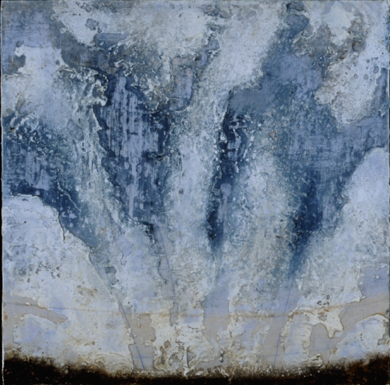 Earth Study 2, 2001 encaustic and oil on panel 18 x 18 inches Private Collection, Milwaukie, WI