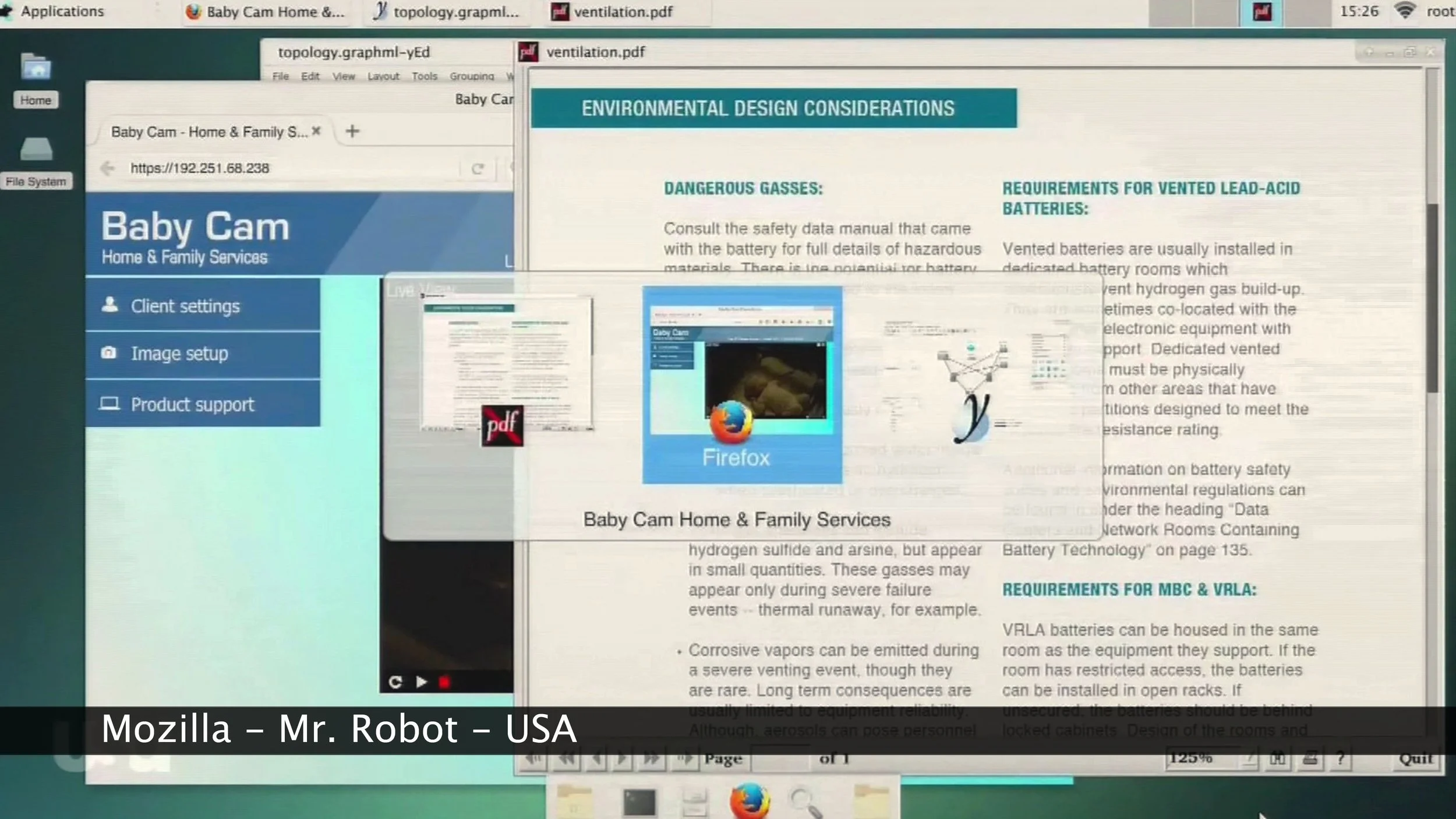 Mozilla - Product Placement on USA’s “Mr. Robot”