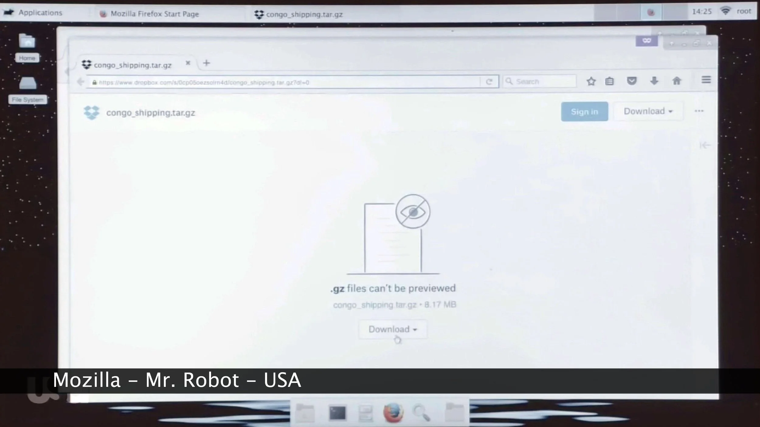 Mozilla - Product Placement on USA’s “Mr. Robot”