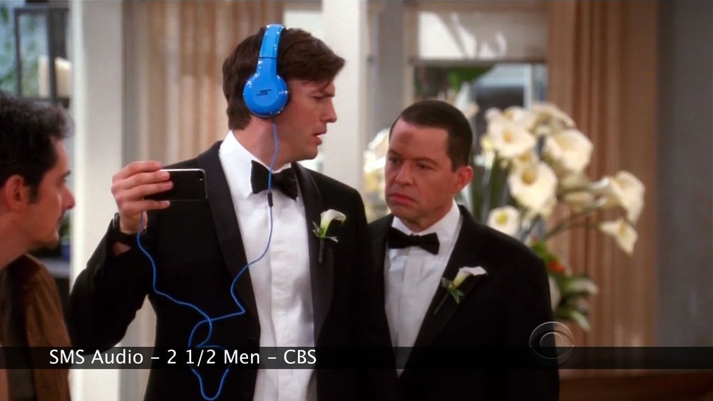 SMS Audio Product Placement - Two and a Half Men - CBS