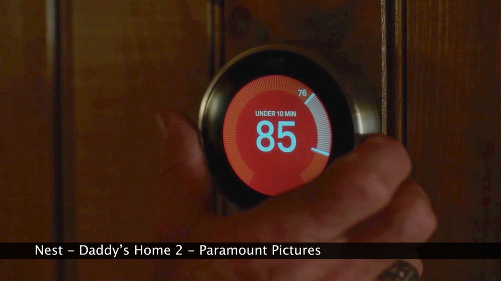 Nest Thermostat - Product Placement - Daddys Home 2 - Paramount Pictures