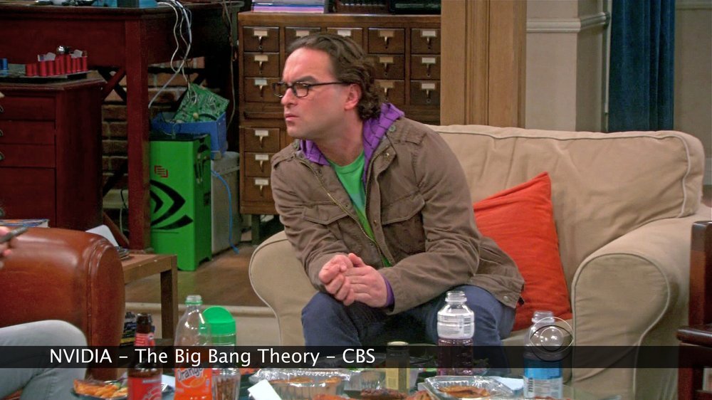 NVIDIA Product Placement - The Big Bang Theory - CBS