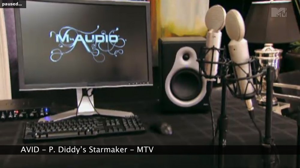 AVID Product Placement - P. Diddy's Starmaker TV Show