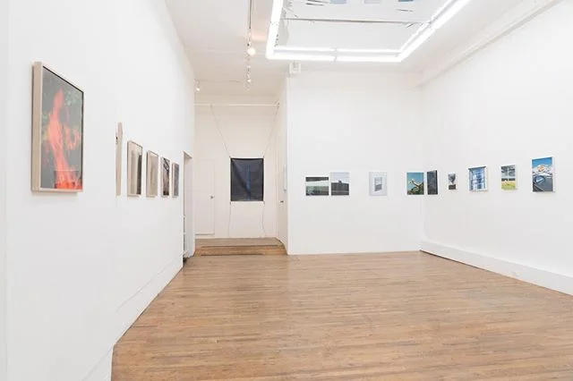 Installation shot of #RoadsideTurbulence, a group exhibition featuring  #SebastionArpaia , #ElliotChambers, #AndrewStraub,  held at the Sommwhere Gallery.