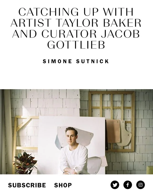 There&rsquo;s an interview up with @taylor_space_baker and I up on @cultured_mag website!
Thanks everyone who came to the show!