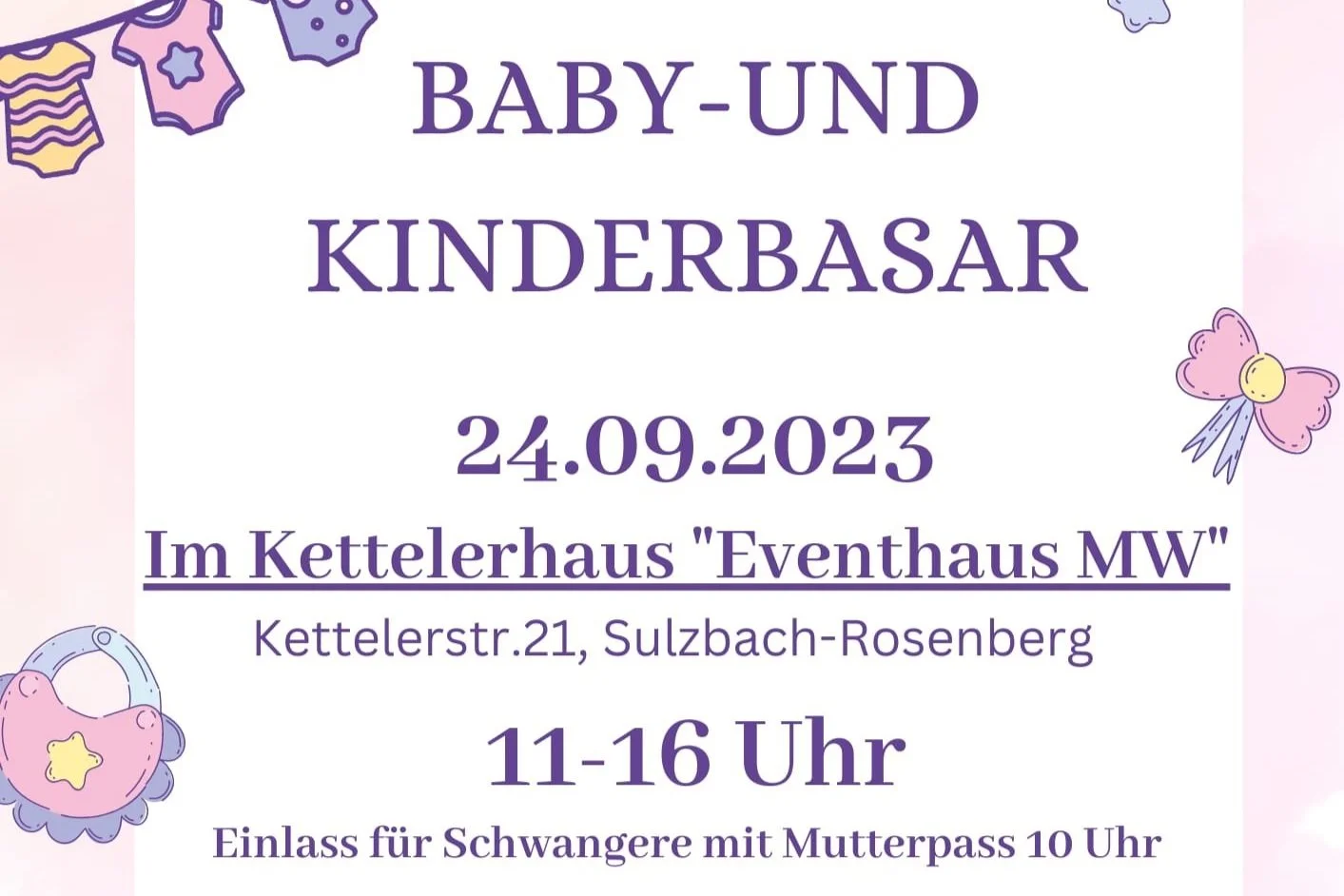Baby- und Kinderbasar