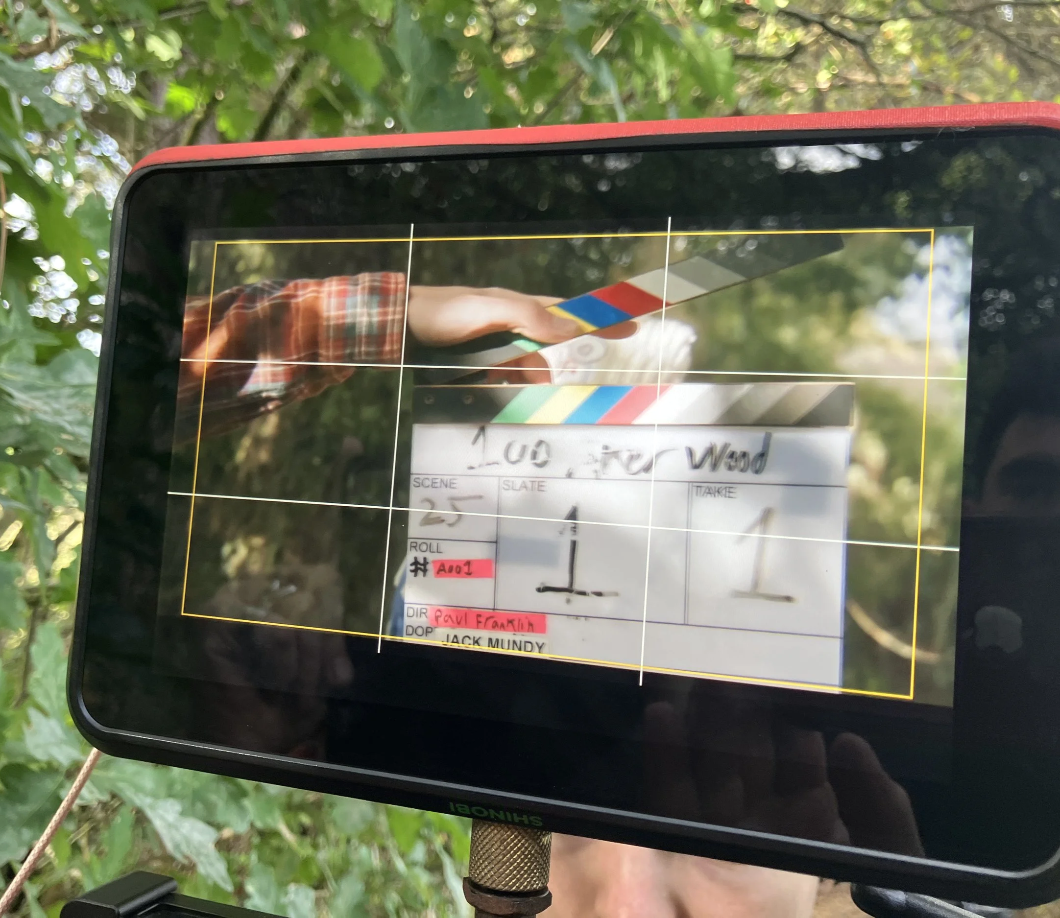 Slate 1 horror film 100 aker wood