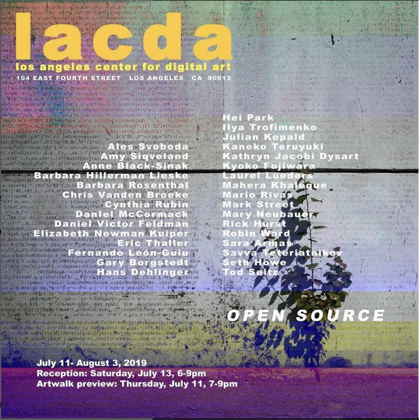 LACDA, Open Source 2019