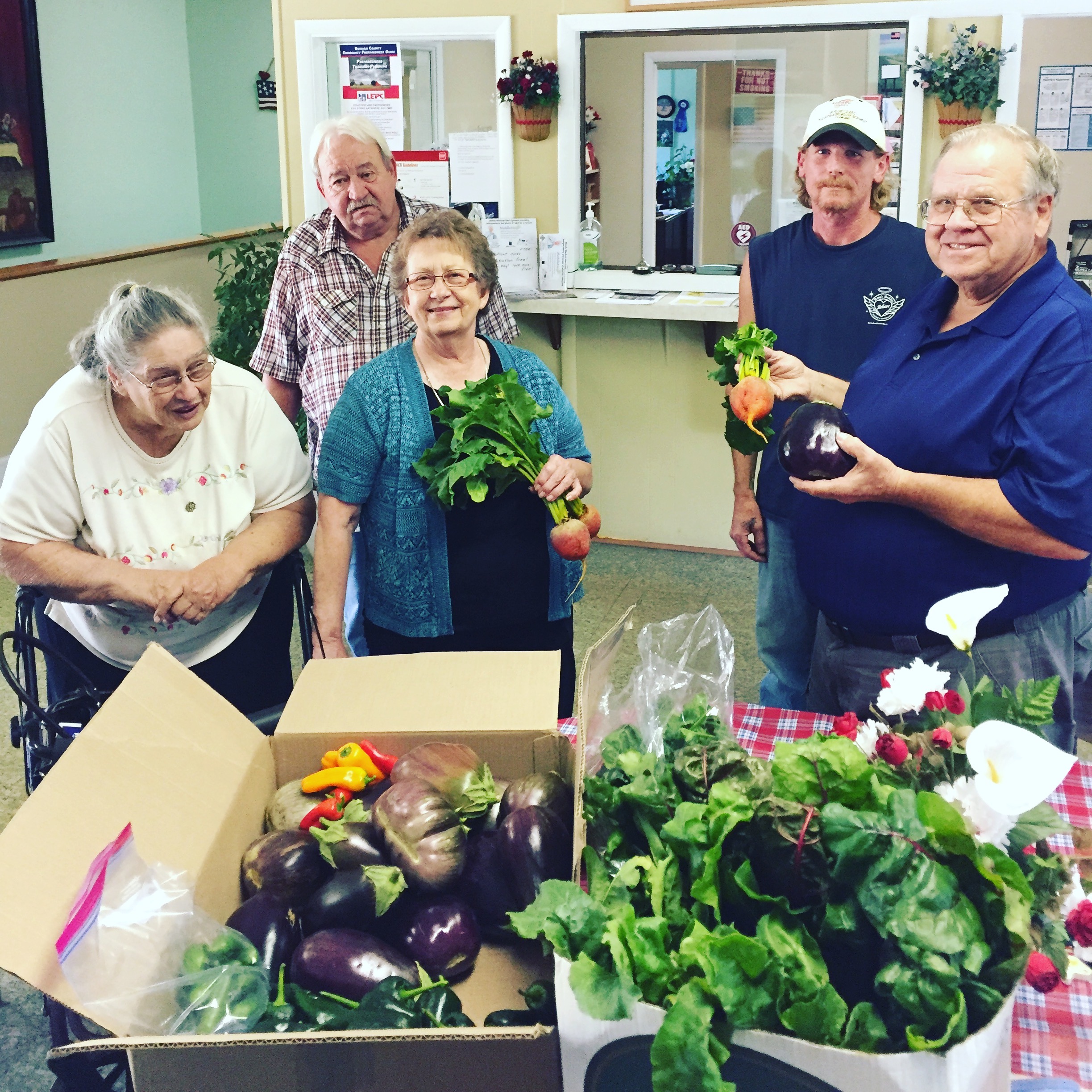  Late summer donation to the River Valley Senior Center 