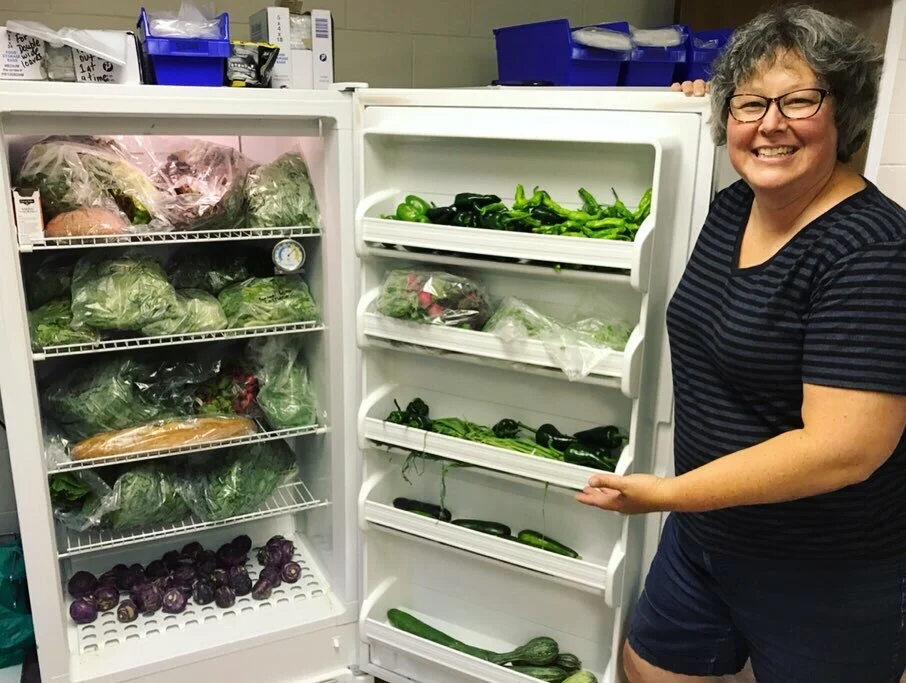  Our 1st-ever donation to Caring Cupboard food pantry in Bridgman 