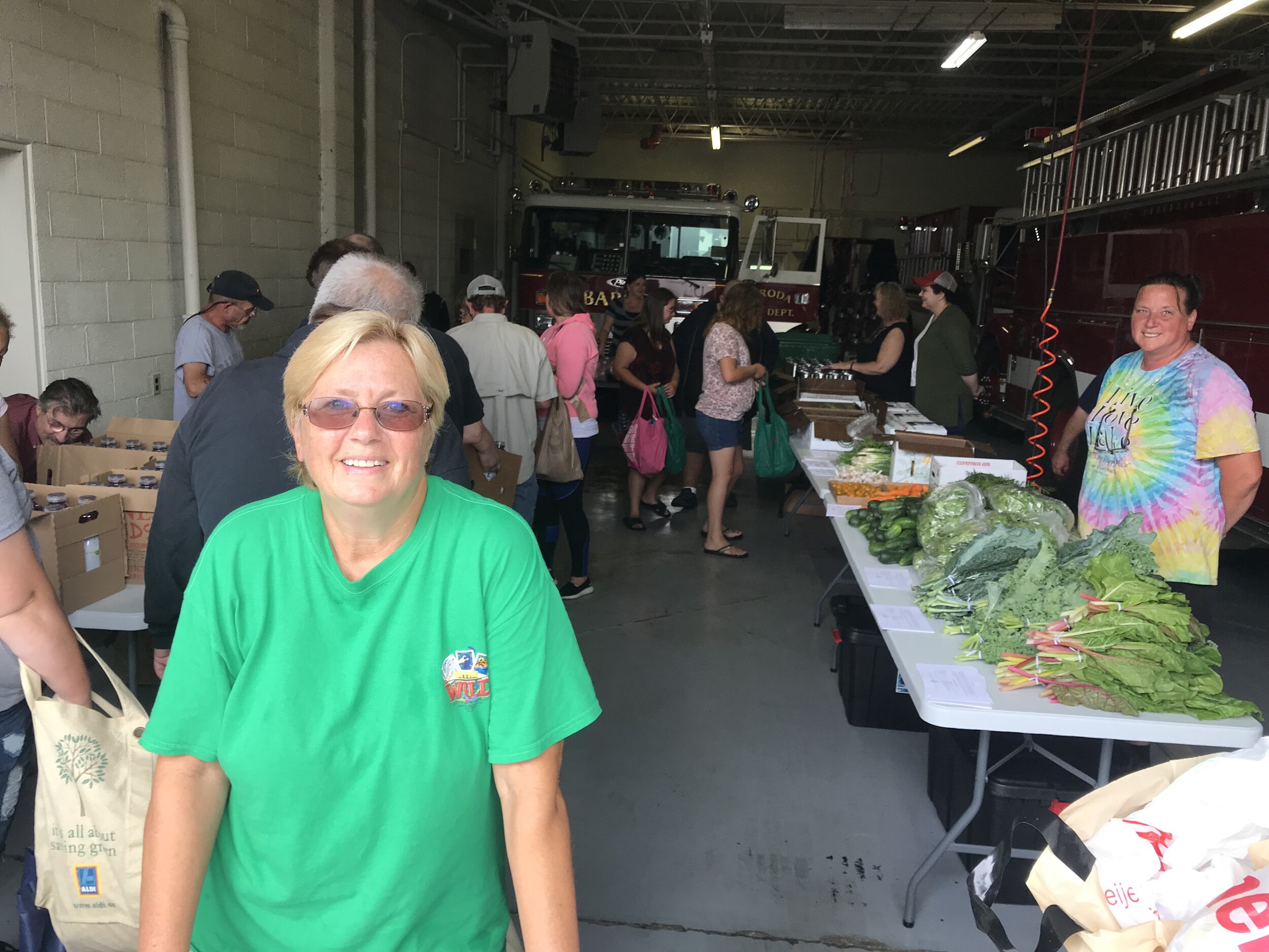  Our 1st Mobile Food Pantry with Feeding America in Baroda, MI. Huge response! 