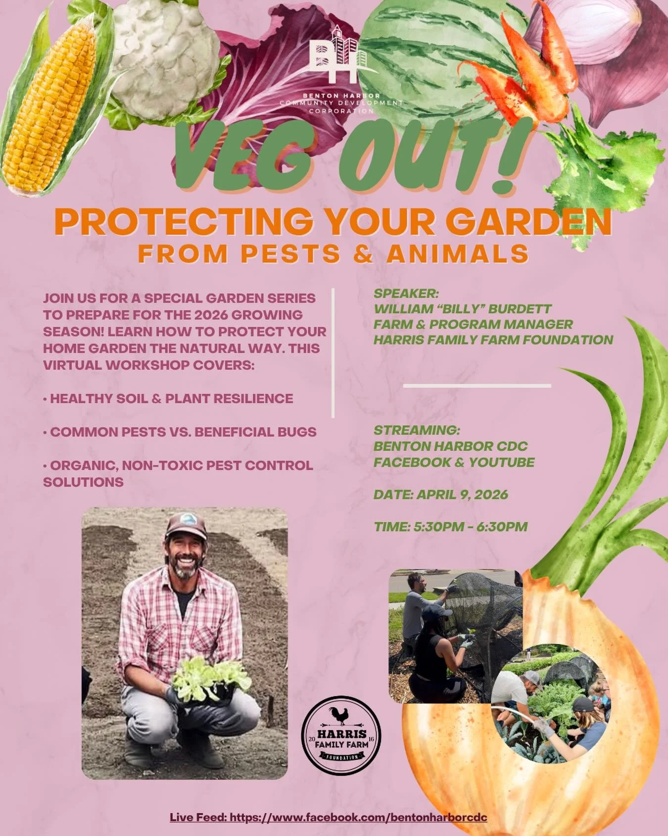 Looking forward to this next week - save the date! Join us live in order to join the Q&amp;A portion or catch up later with a recording of the presentation. Part of a great series from our friends @bentonharbor_cdc. Stay tuned for more info!