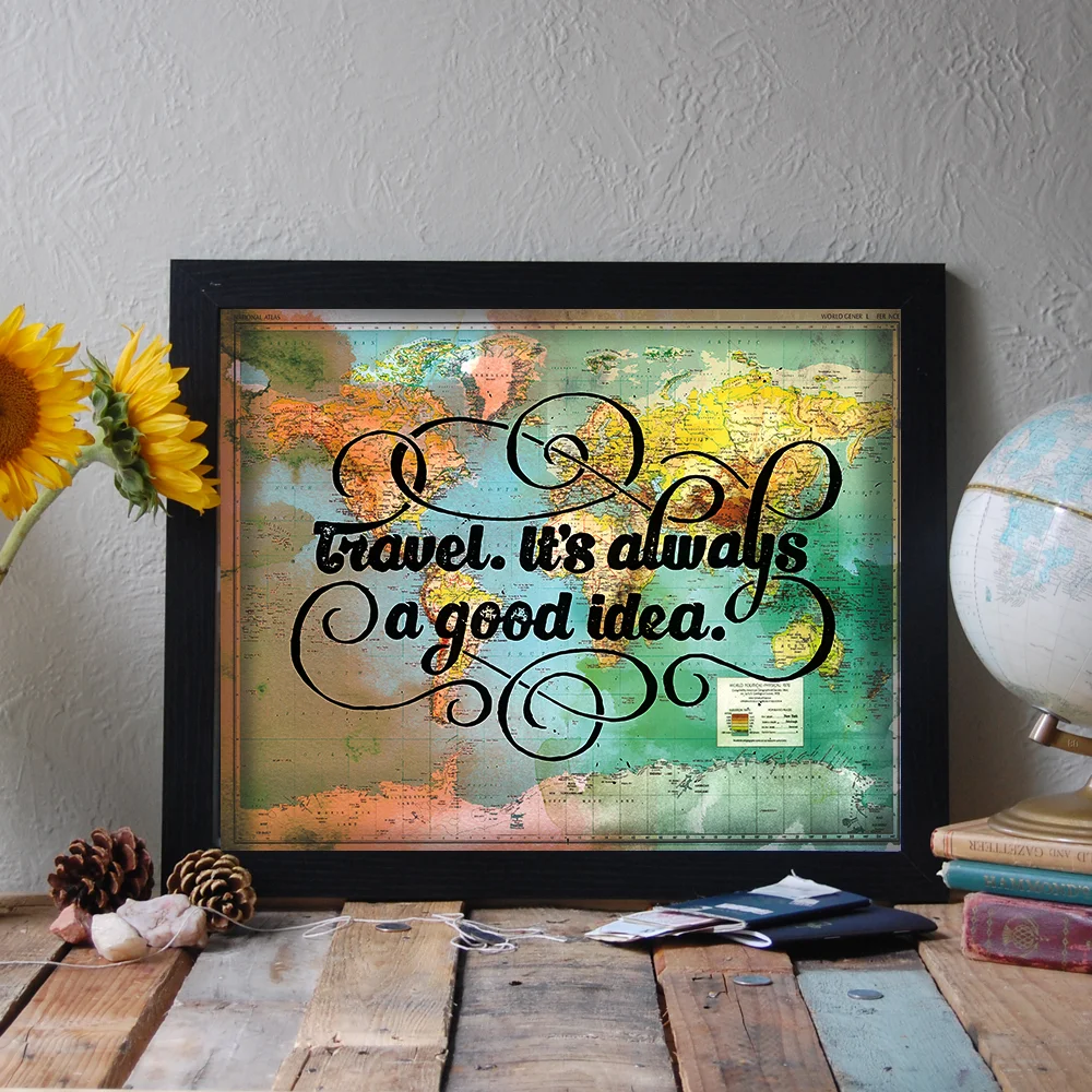 Travel. It's Always a Good Idea Print