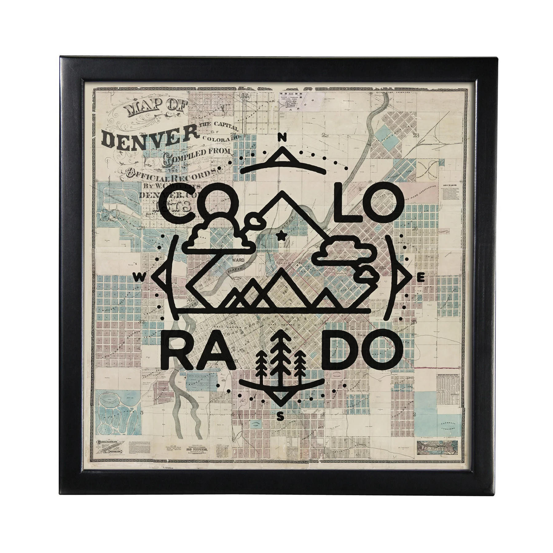 Colorado Crest–Denver Map