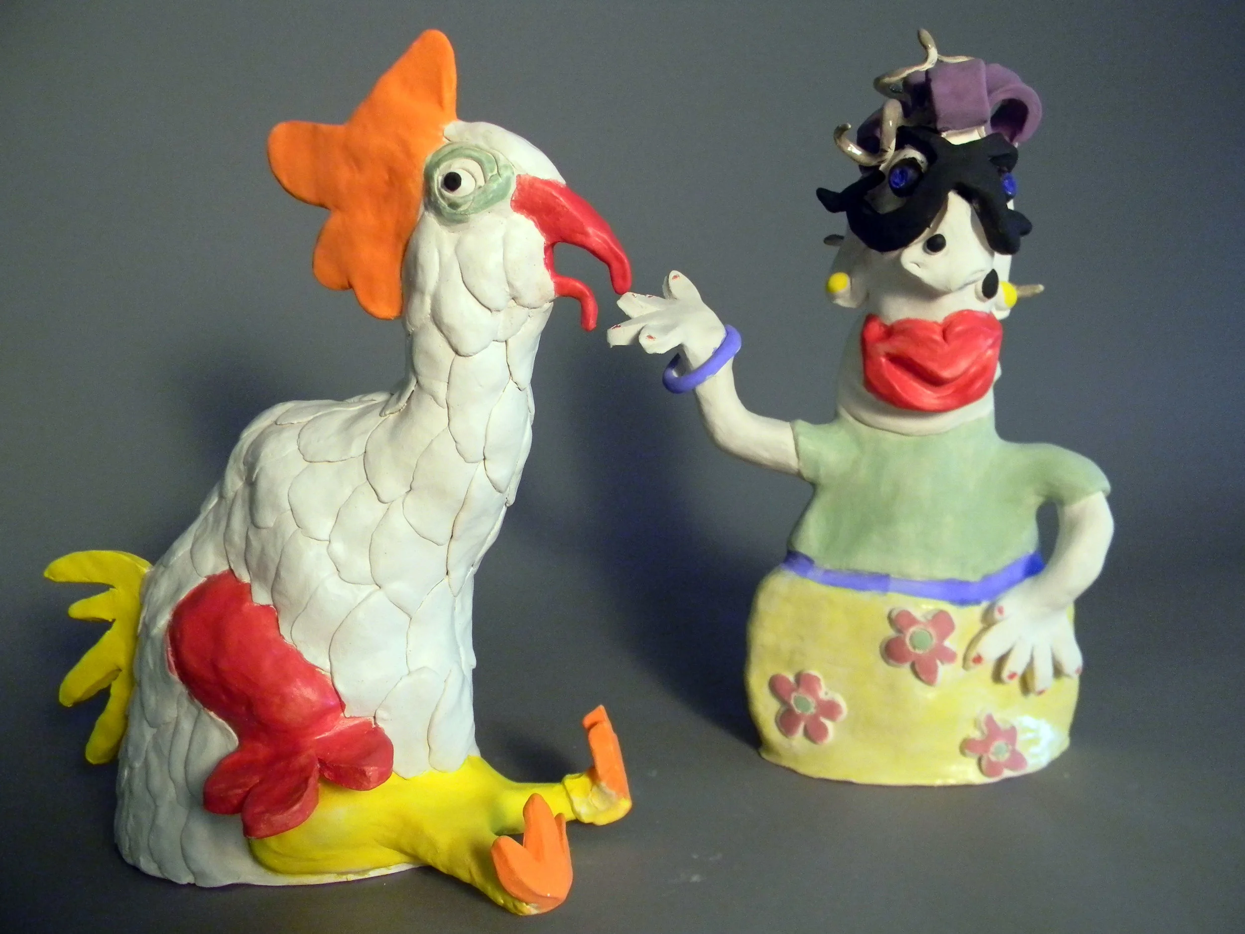 (9) Beginning Ceramics, Animated-Layering Character Project.JPG