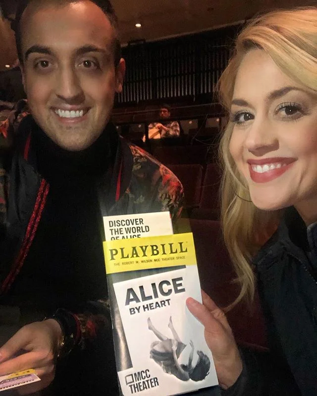 Seeing one of my favs @sirwestaytay in #alicebyheartmcc !!! Excited with @rpo_ny !! Sibling date night! ❤️