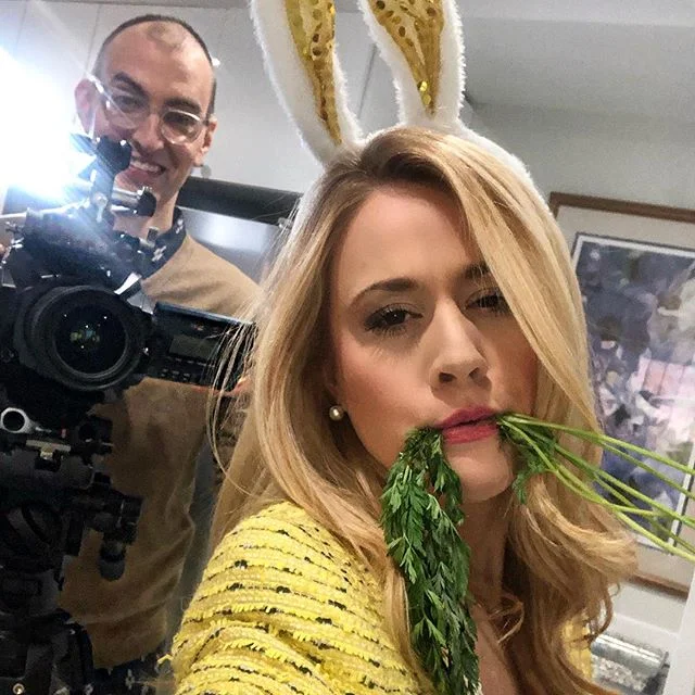 Livin&rsquo; that Bunny Lyfe. Every Bunny ❤️&rsquo;s You! I&rsquo;m a 🐰xoxo
.
.
.
I&rsquo;m ready for my close up @kevinguzewich ! .
.
Stay Tuned! #watch @why2kstv !🐰 🥕 
#bunnylife #bunny #easter #sketchcomedy #grateful #comedy #comedyduo #create 