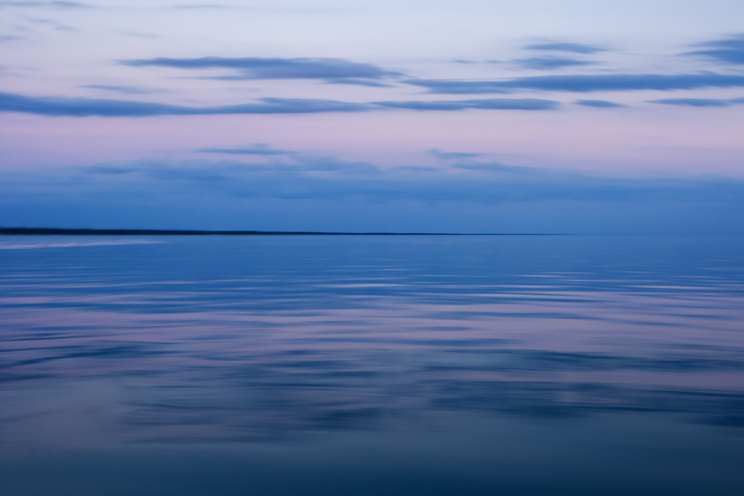 Purple Sky into Water