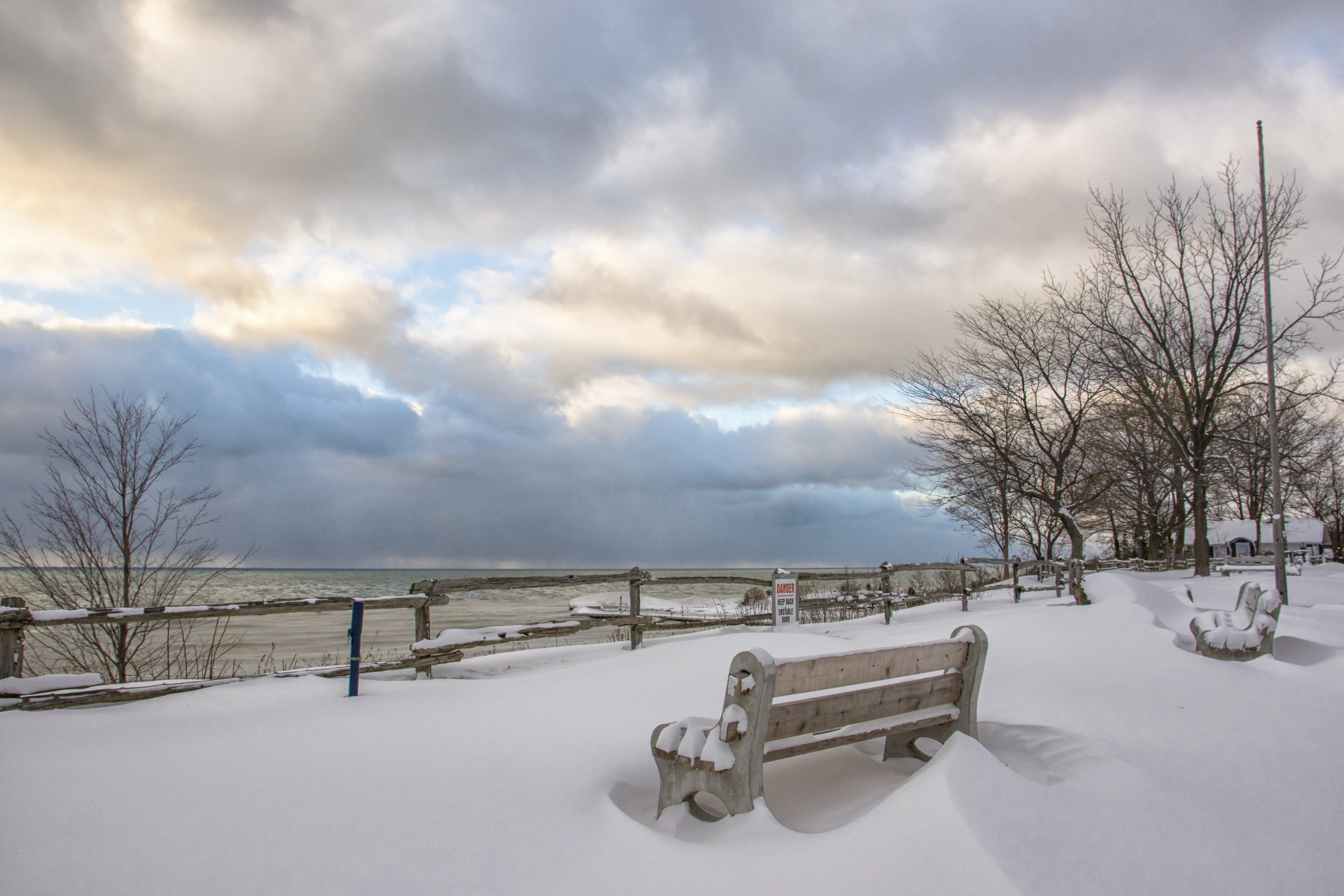 Pioneer Park Fresh Snow