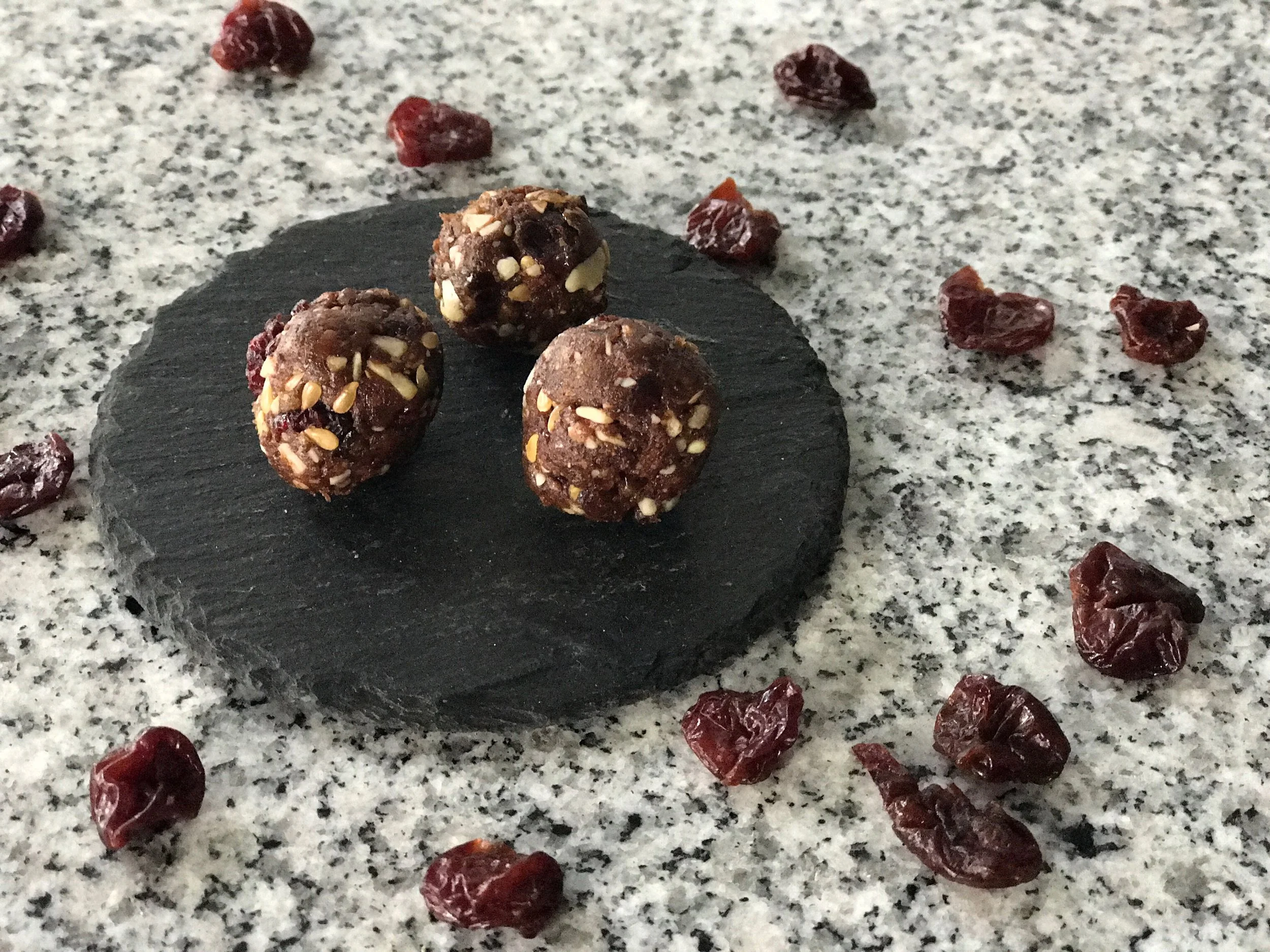 Recharging Chocolate Cherry Bites