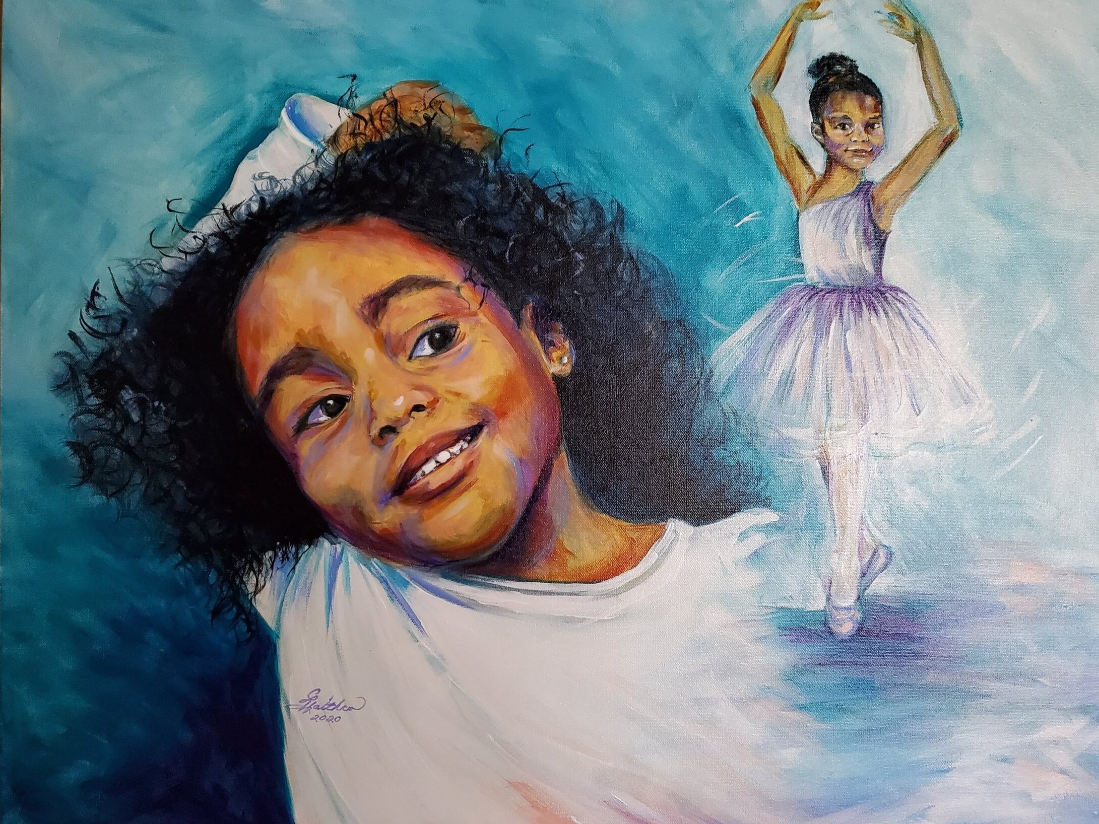 "In her dreams" SOLD
