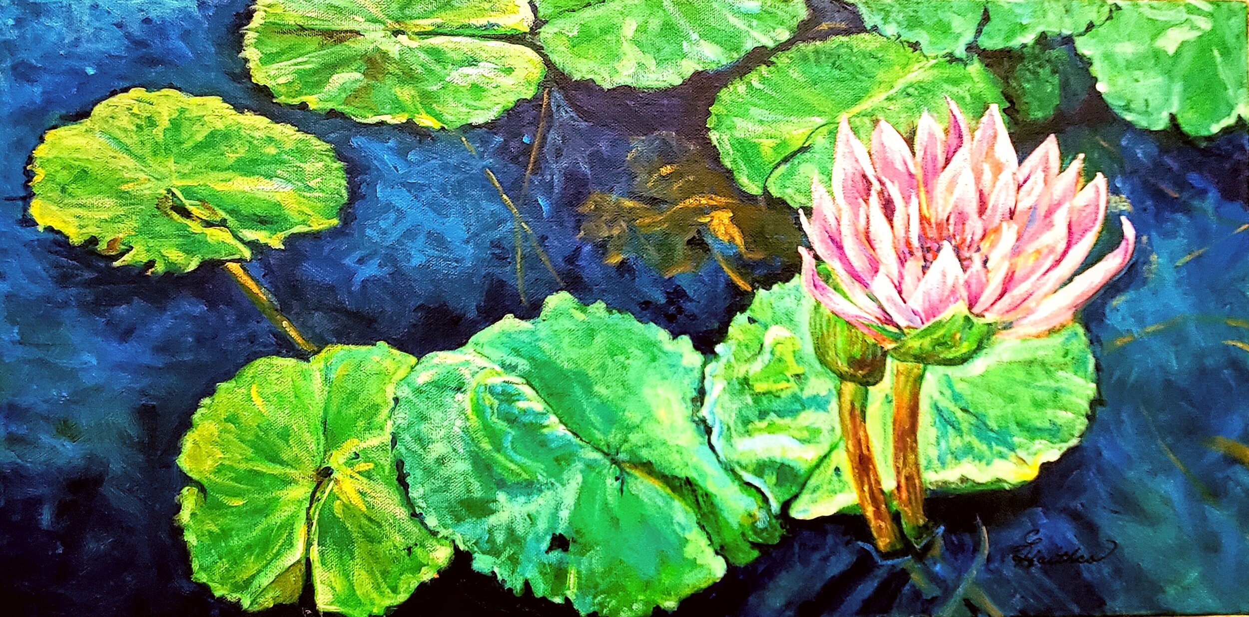"Waterlily Study" SOLD