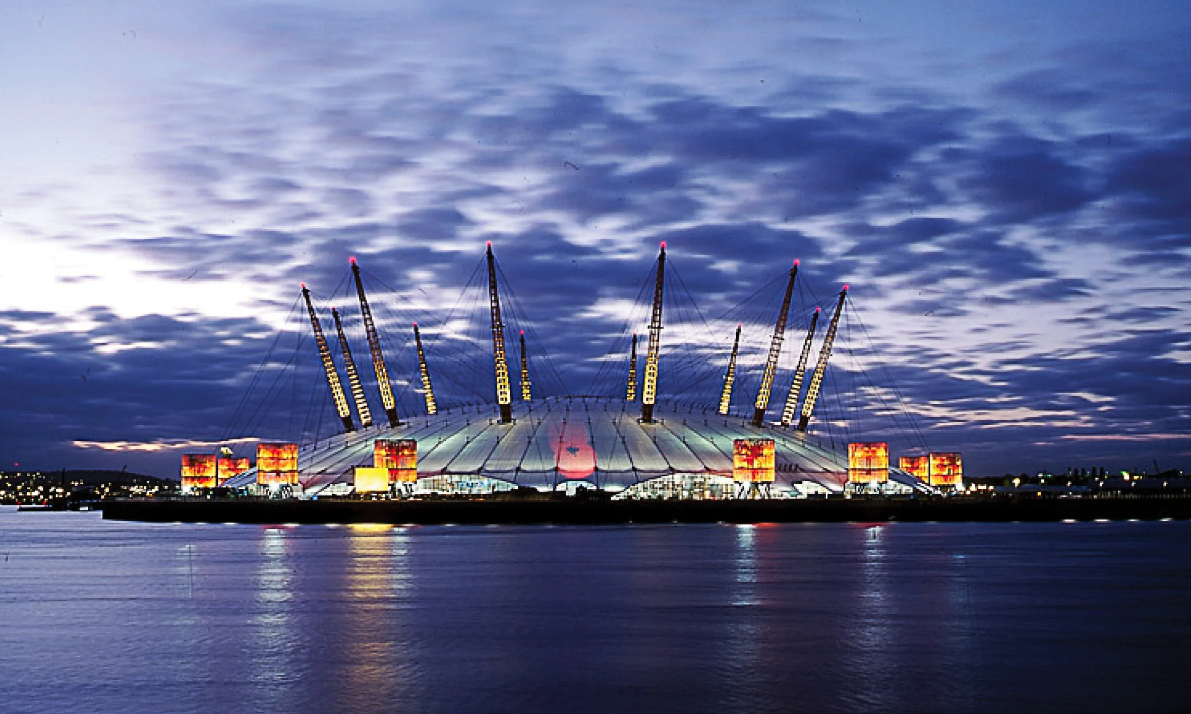 The completed Millennium Dome project