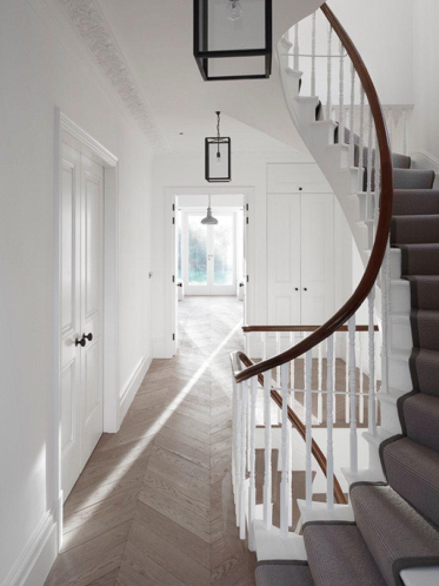 The main staircase. connecting all the different levels of the building together.